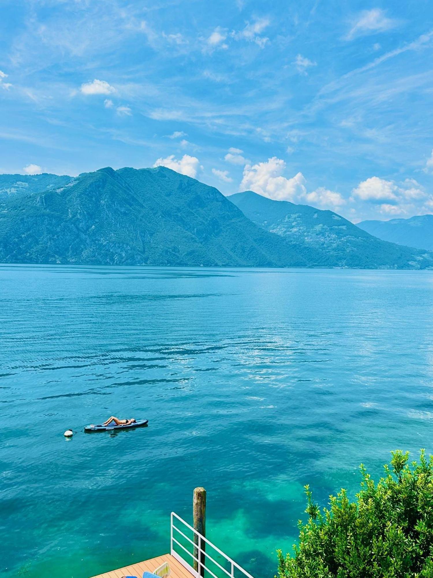 Direttamente Al Lago Apartments Marone Exteriér fotografie